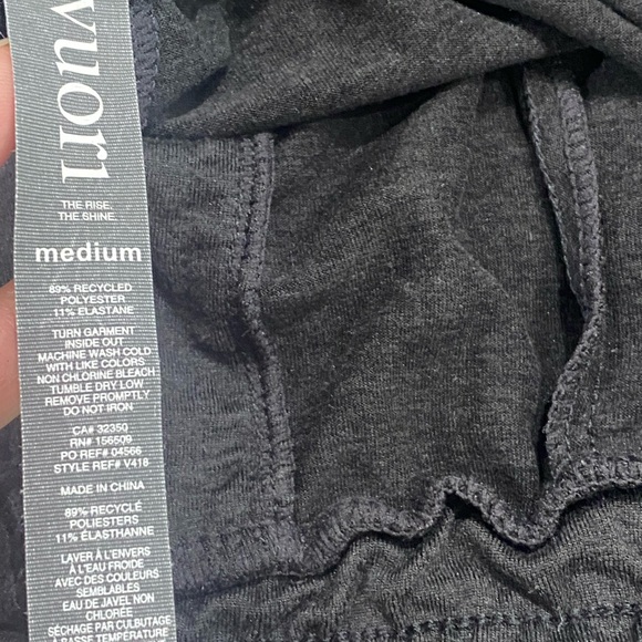 Vuori Black Charcoal Heather Ponto Performance Pant - Picture 6 of 6